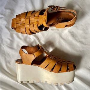 Bucco Vegan Leather “Jelly” Platform Sandals